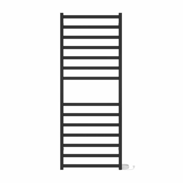 K6055E - Kontour Square 24" x 60" Electric Plug In Towel Warmer - Matte Black