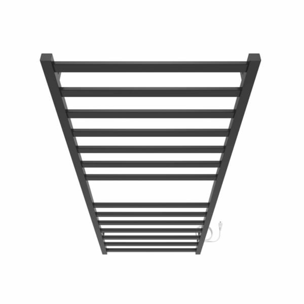 K6055E - Kontour Square 24" x 60" Electric Plug In Towel Warmer - Matte Black