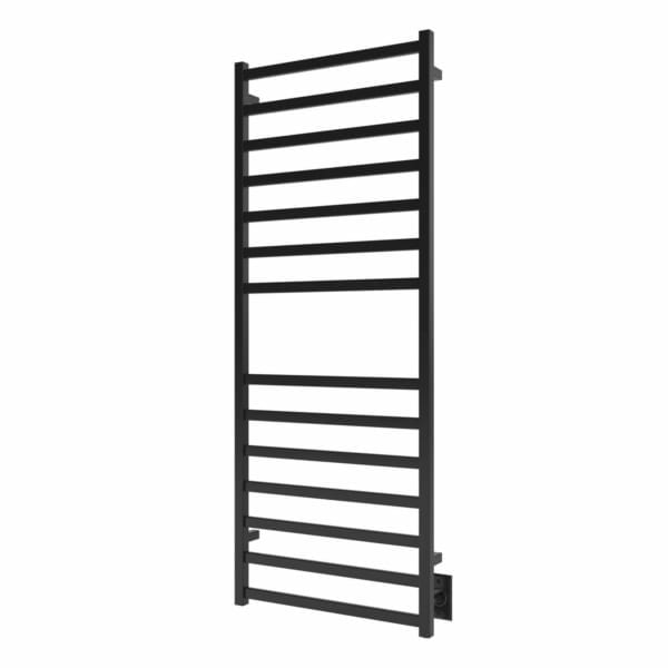 K6055W - Kontour Square 24" x 60" Electric Hardwired Towel Warmer - Matte Black