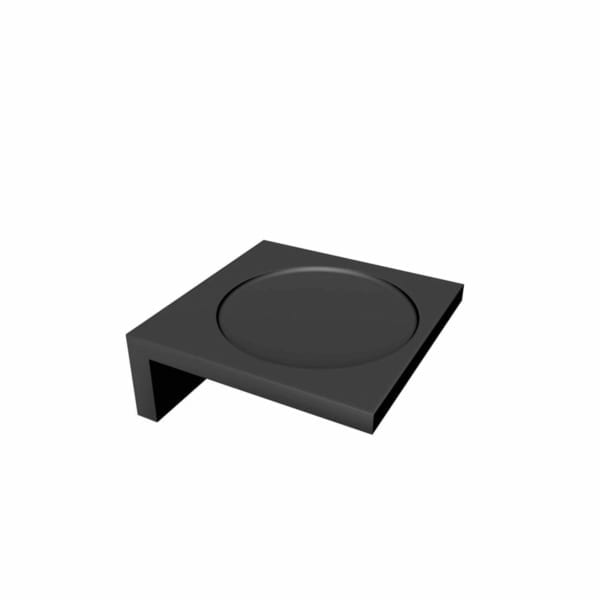 V1515 - Volkano Erupt Soap Dish - Matte Black