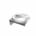 V1523 - Volkano Erupt Glass Soap Dish - Chrome