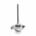 V1613 - Volkano Erupt Wall-Mounted Toilet Brush - Chrome