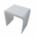 V9711 Volkano Shower Stool White
