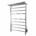 K3023W - Kontour Angle 24" x 40" Electric Hardwired Towel Warmer - Chrome