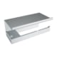 V3053 - Volkano Cinder Toilet Paper Holder with Shelf - Chrome