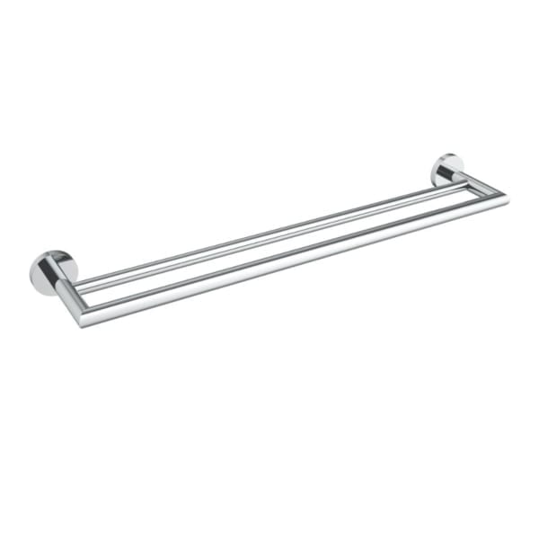 V63183 - Volkano Summit Double Towel Bar - Chrome