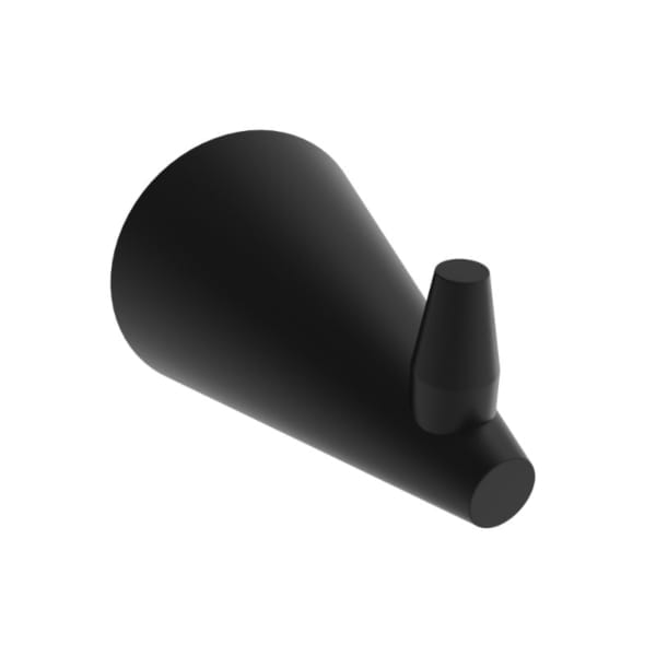 V65215 - Volkano Cone Towel Hook - Matte Black