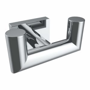 V62223 - Crater double towel hook - chrome