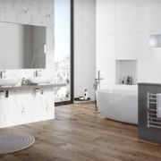 Choosing the Perfect Towel Warmer Shape - luxury bathroom