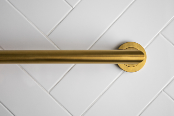 Summit Grab Bar - PVD Brushed Gold from ICO Bath