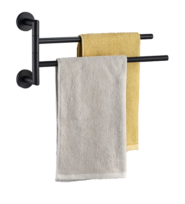 Volkano - Summit Swivelling Towel Bar - Matte Black