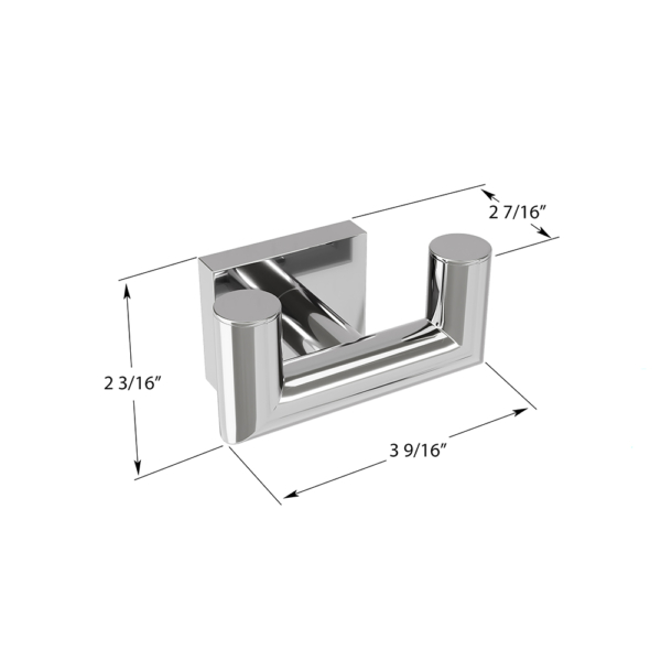 Crater Double Towel Hook - Image 7