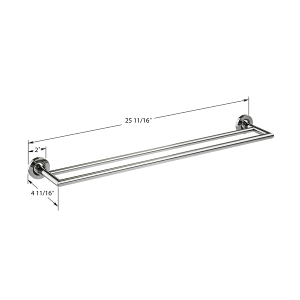 Glow 24" Double Towel Bar - Image 7