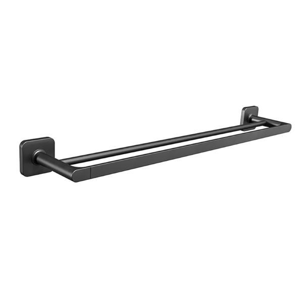 Vapor 24" Double Towel Bar - Matte Black