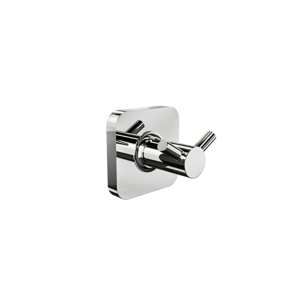 Vapor Double Towel Hook - Chrome