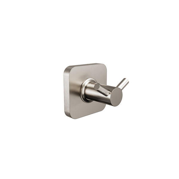 Vapor Double Towel Hook - Brushed Nickel