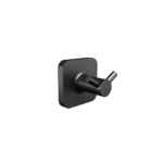 Vapor Double Towel Hook - Matte Black