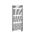 29.5"x66.5" Tuzio Savoy Towel Warmer