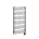 23.5"x47.5" Tuzio Laveno Towel Warmer